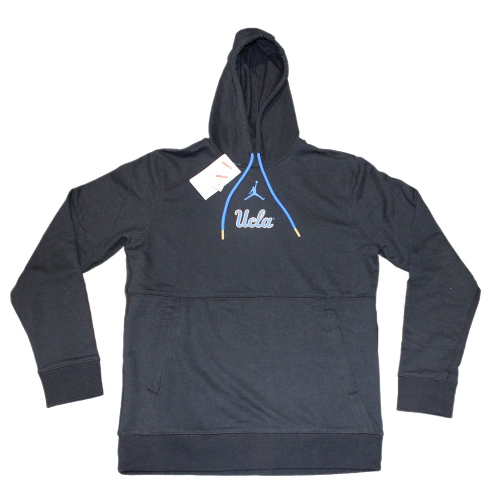 NIKE AIR JORDAN UCLA BRUINS COLLEGE PULLOVER HOODIE SMALL & LARGE BRAND NEW